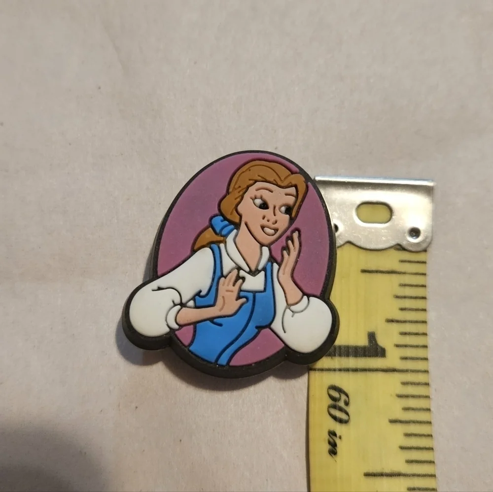 4/$8 Shoe Charm for Crocs - Disney Princess Belle Beauty And The Beast